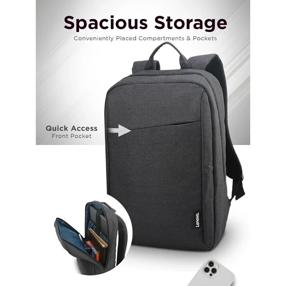 ✨Men Black Laptop Tablet Durable Lightweight for Travel Business Casual Backpack
